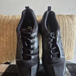 Reebok ZigTech Zig Flow Triple Black Suede Mens Size 13 Running Shoes